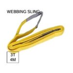 حزام صباني 4 متر حمولة 3 طن عرض 90 مم معامل الأمان (7:1) موديل WEBBING SLING 3T*4M