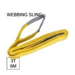 حزام صباني توهو 6 متر حمولة 3 طن عرض 90 مم معامل الأمان (7:1) موديل TOHO WEBBING SLING 3T*6M