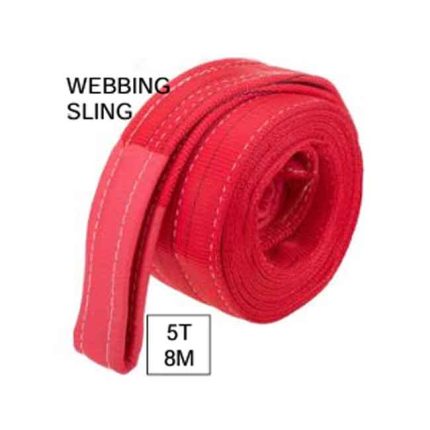 حزام صباني 8 متر حمولة 5 طن عرض 150 مم معامل الأمان (7:1) موديل WEBBING SLING 5T*8M