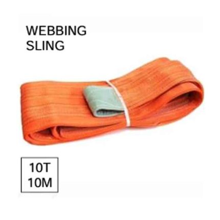 حزام صباني 10 متر حمولة 10 طن عرض 300 مم معامل الأمان (7:1) موديل WEBBING SLING 10T*10M