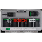 ⁦مجموعه من اللقم التصادميه 1/2 بوصه 7 قطع من 24-13 مم BOSCH Set of PRO Impact Sockets 1/2" 7 Pcs "13-24"mm⁩ - الصورة ⁦2⁩