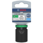 ⁦لقمة تصادميه 1/2 بوصه 19 مم BOSCH PRO Impact Socket 1/2" 19mm Standard⁩ - الصورة ⁦2⁩
