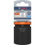 ⁦لقمة تصادميه 3/4 بوصه 27 مم BOSCH PRO Impact Socket 3/4" 27mm Standard⁩ - الصورة ⁦2⁩