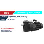 ⁦طلمبة حمامات سباحة اي بي تي 1 فاز 2 حصان APT GSU1500 19.5M 2HP⁩ - الصورة ⁦2⁩