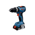 شنيور فك وربط بطارية بوش 18 فولت 65 نيوتن عاده ودقاق برشلس ظرف معدن BOSCH GSB 18V-65