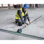 ⁦ميزان ليزر بوش 3 خط 360 درجه 80 متر ليزر اخضر ويعمل علي حجاره او بطارية BOSCH GLL 80-33 G⁩ - الصورة ⁦4⁩