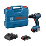 ⁦شنيور فك وربط بطارية بوش 18 فولت 65 نيوتن عاده ودقاق برشلس ظرف معدن BOSCH GSB 18V-65⁩ - الصورة ⁦2⁩