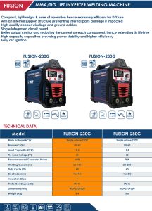 ⁦ماكينة لحام إنفيرتور ديجيتال 180 أمبير شنطه اي بي تي 220 فولت  مشتملات APT Fusion-230G⁩ - الصورة ⁦2⁩