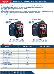 ⁦ماكينة لحام إنفيرتور شنطه 200 أمبير اي بي تي 220 فولت  مشتملات APT Fusion-280G⁩ - الصورة ⁦2⁩