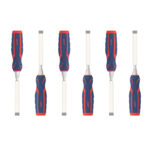 طقم ازميل صلب يد بلاستيك كروم فانديوم اي بي تي 6 قطع APT AH011024-6Pcs