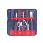 طقم ازميل صلب كعب معدن يد بلاستيك كروم فانديوم اي بي تي 6 قطع APT AH031024-6Pcs