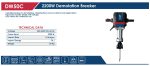 ⁦كيت شاكوش تكسير 2200 وات 30 كيلو HEX  اي بي تي موديل APT DW50C⁩ - الصورة ⁦2⁩