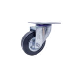 عجلة متحركة بفلانشة كاوتش اسود 5 بوصه APT CW1105/RS-5