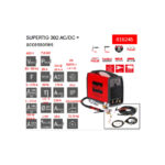 ⁦ماكينه لحام تيلوين 270 امبير 400 فولت + اكسسوارات TELWIN SUPER TIG 302  AC/DC  816245⁩ - الصورة ⁦8⁩