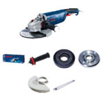 ⁦صاروخ قطعية وتجليخ 9 بوصه 2400 وات برازيلي بوش موديل BOSCH GWS 24-230 P⁩ - الصورة ⁦2⁩