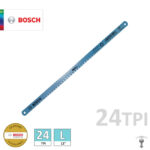 شفرة منشارا  بوش من الفولاذ عالي السرعة بـ 24 سنًا  High Speed Steel 24 Teeth Hacksaw Blade BOSCH
