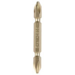 ⁦باكت سنون مفكات 10 قطع 2PH تيتانيوم 65 مم بوش Screw driver Bits double ended PH2 Tin 65mm 10⁩ - الصورة ⁦2⁩