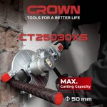 ⁦صاروخ براشليس كراون 160 مم صنيه فديا معادن 20 فولت 4 امبير CROWN CT25030XS-4 BMC⁩ - الصورة ⁦3⁩