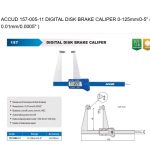 ⁦باكوليس ديجيتال اكيود 5 بوصة 125 مم لقياس ديسك الفرامل دقه 0.01 مم ACCUD⁩ - الصورة ⁦2⁩