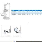 ⁦قدمه ارتفاعات بالساعة اكيود 24 بوصة 600-0 مم دقة 0.01 مم ACCUD⁩ - الصورة ⁦2⁩