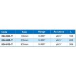 ⁦زاوية ديجيتال 0-360 دقة 0.05 ذراع 300 مم اكيود ACCUD⁩ - الصورة ⁦4⁩