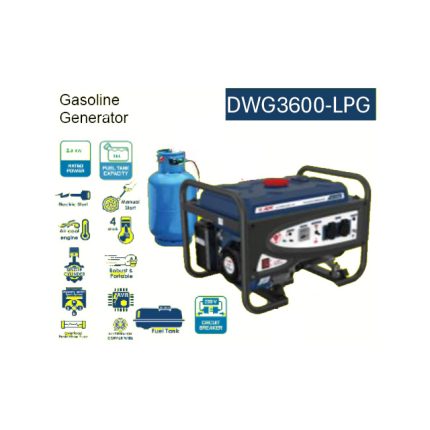 مولد كهرباء اي بي تي 220 فولت بنزين بوتجاز 2.5-2.8 كيلو وات APT DWG3600-LPG