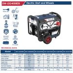 ⁦مولد كهرباء اي بي تي 220 فولت بنزين مارش عجل 3.0-2.8 كيلو وات APT DW-LSG4050EB⁩ - الصورة ⁦2⁩