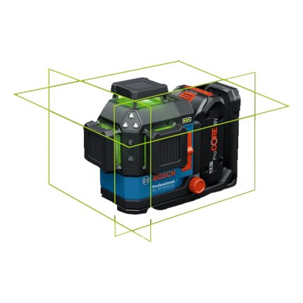 ميزان ليزر بوش 3 خط 120 متر  360 درجه ليزر اخضر  BOSCH G LL 18V-120-33 CG