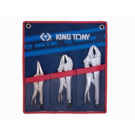 طقم كلابة 3 قطع كينج توني (عدلة ومجوفة و بوز طويل) 6-7-10 بوصه KING TONY  42503PR