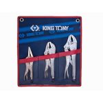 طقم كلابة 3 قطع كينج توني (عدلة ومجوفة و بوز طويل) 6-7-10 بوصه KING TONY  42503PR
