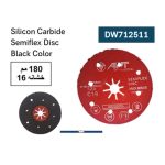 ⁦صنفرة جرانيت اي بي تي أسود سيليكون كاربيد 180مم خشانة 16 موديل APT DW712511⁩ - الصورة ⁦2⁩