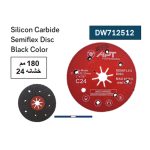 ⁦صنفرة جرانيت اي بي تي أسود سيليكون كاربيد 180مم خشانة 24 موديل APT DW712512⁩ - الصورة ⁦2⁩