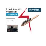 فرشة سلك تنظيف لحام اي بي تي 4 صف يد خشب APT DW787005