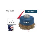 فرشة سلك كباية حرة اي بي تي 65 مم سن 14 مم APT  DW790652
