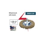 فرشة مستديرة اي بي تي اكس 1/4 بوصه مقاس 100 مم APT DW831100