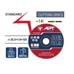 ⁦حجارة قطعية إنوكس و حديد 5×1.0×22.2 مم اي بي تي APT⁩ - الصورة ⁦2⁩