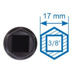 ⁦لقمة لطبة الزيت الفيبر 3/8-17 KING TONY VW-AUDI-SKODA-SEAT⁩ - الصورة ⁦2⁩