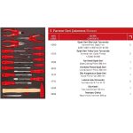 ⁦ترولي 5 درج بالعدة 118 قطعة IZELTAS تركي موديل PARTNER⁩ - الصورة ⁦2⁩