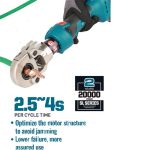 ⁦مكبس هيدروليك من 16- 300 مم بطاريه ZUPPER SL-300⁩ - الصورة ⁦3⁩