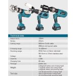 ⁦مكبس400 مم/ مقص 6.5 سم / بنشر حتى 2 بوصة بالبطارية ZUPPER ED-120UNV⁩ - الصورة ⁦8⁩