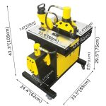 ⁦ماكينة تخريم وتنى وقطع البار النحاس 3 مرحلة ZUPPER VHB-150⁩ - الصورة ⁦5⁩
