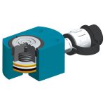 ⁦سلندر هيدروليك 10 طن بالطلمبه والوصلات قصير ZUPPER RMC-101⁩ - الصورة ⁦2⁩