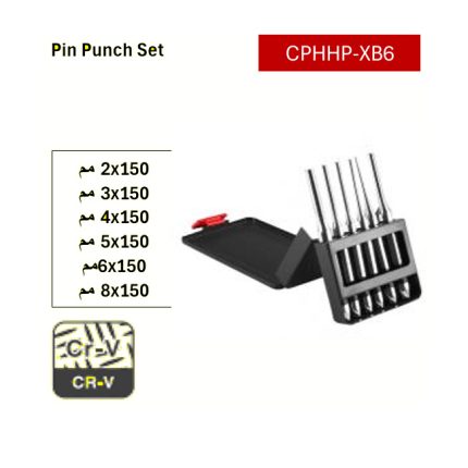 طقم زنبه علام كراون 6 قطع CROWN CPHHP-XB6