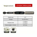 ⁦مفتاح عزم ديجتال مربع كراون 1/2 بوصه 10-200 نيوتن دقه عاليه  CROWN CPHSW-TWDA12200⁩ - الصورة ⁦2⁩