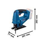 ⁦منشار اركيت بوش بطارية 18 فولت (بدون بطارية) BOSCH GST 183-LI⁩ - الصورة ⁦2⁩