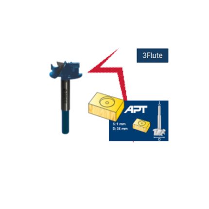 17-040-000-010بنطة مفصلة بحاجز 3 سن ماركة اي بي تي APT