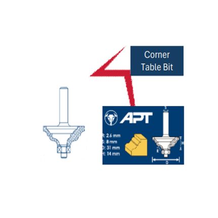 44-031-013-008بنطة روتر لفة بسنة بجى ماركة اي بي تي APT