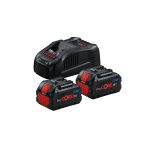 شاحن بوش مع 2 بطارية 18 فولت 5.5 امبير BOSCH