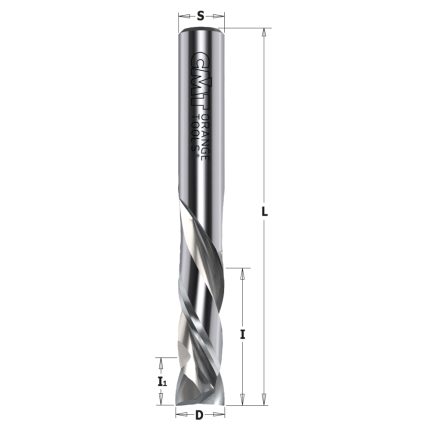 بنطة حلزونية SC قطع لأعلى ولأسفل D=6X8-22X60 Z1+1 RH