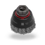 فرشاة سلك كوبية معقودة سرعة عالية 65 مم (2-3/4 بوصة) صلب M14x20mm (HST0065KM14)